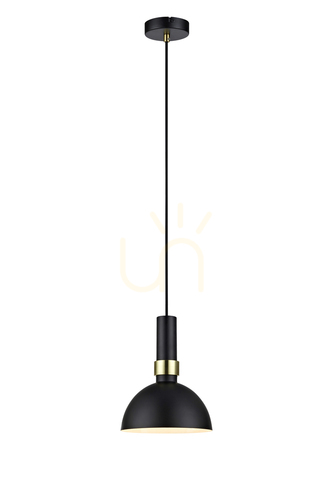 Kontrola Přívěsek světla Markslöjd LARRY 106974 černý kov E27 1x60W
