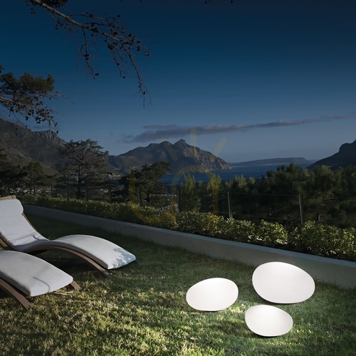 Kontrola Venkovní stojací lampa Ideallux SASSO PT1 D33 bílá 161761