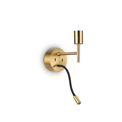 Kontrola Nástěnné svítidlo Ideallux SET UP MAP2 Ottone mosaz 259857