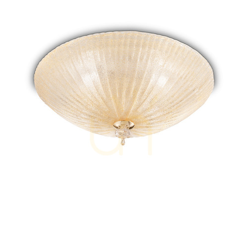 Kontrola Plafon Ideallux Shell PL6 Ambra jantarový 60 cm 140193