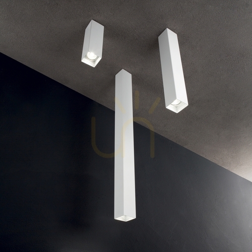 Kontrola Plafon Ideallux Look GU10 1x28W černý 40 cm 233826