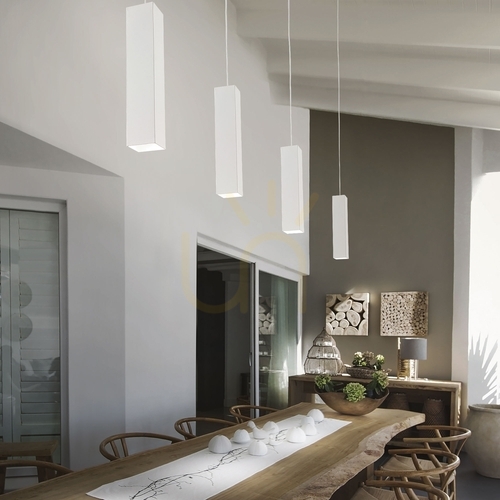 Kontrola Závěsné svítidlo Ideal Lux LOOK SP1 Nero černé GU10 126913