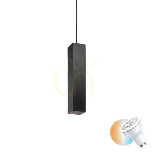 Kontrola Závěsné svítidlo Ideal Lux LOOK SP1 Nero černé GU10 126913