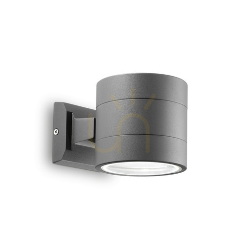 Kontrola Venkovní nástěnné svítidlo Ideal Lux SNIF ROUND AP1 antracit 061467