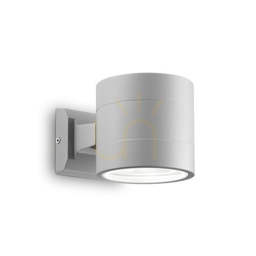 Kontrola Venkovní nástěnné svítidlo Ideallux SNIF ROUND AP1 šedé 061474