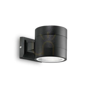 Venkovní nástěnné svítidlo Ideallux SNIF ROUND AP1 NERO černé G9 061450 small 0