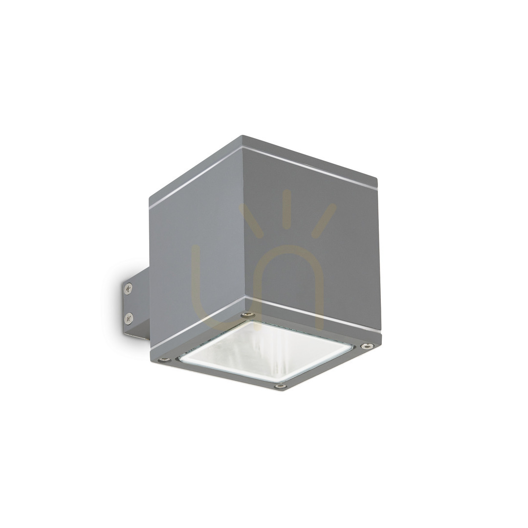 Kontrola Venkovní nástěnné svítidlo Ideal Lux SNIF SQUARE AP1 antracit 121963 Venkovní nástěnné svítidlo Ideal Lux SNIF SQUARE AP1 antracit 121963