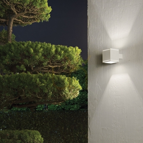 Kontrola Venkovní nástěnné svítidlo Ideal Lux SNIF SQUARE AP1 černé 123080