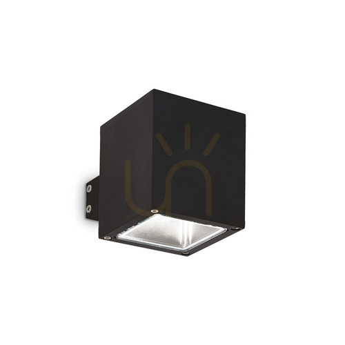 Kontrola Venkovní nástěnné svítidlo Ideal Lux SNIF SQUARE AP1 černé 123080