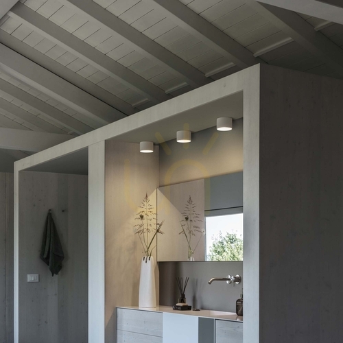 Kontrola Plafón Ideallux SPIKE PL1 ROUND mosaz GX53 10 cm 285238