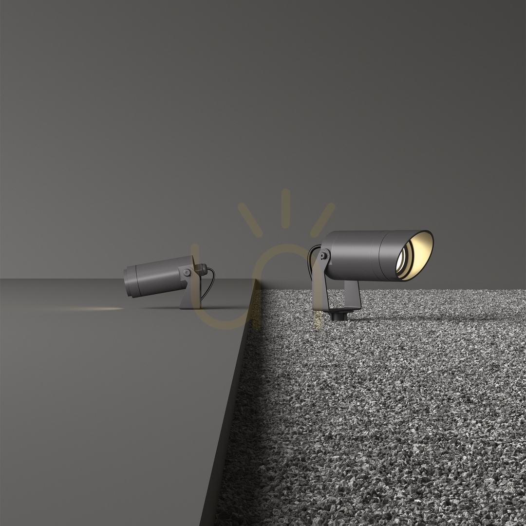 Pohled Reflektor Ideal Lux Starlight 10W 3000K šedý 248387 Reflektor Ideal Lux Starlight 10W 3000K šedý 248387