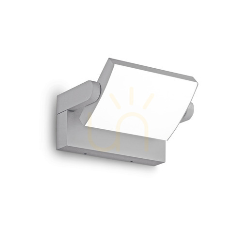 Kontrola Venkovní nástěnné svítidlo Ideal Lux Swipe šedé LED 20,5 W 326863