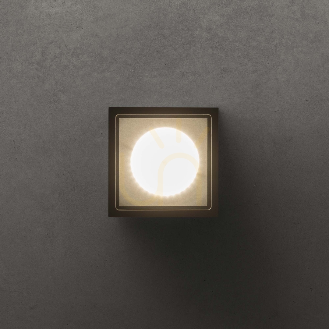Pohled Venkovní stropní svítidlo Ideallux TECHO PL1 BIG GRIGIO šedé 326887 Venkovní stropní svítidlo Ideallux TECHO PL1 BIG GRIGIO šedé 326887