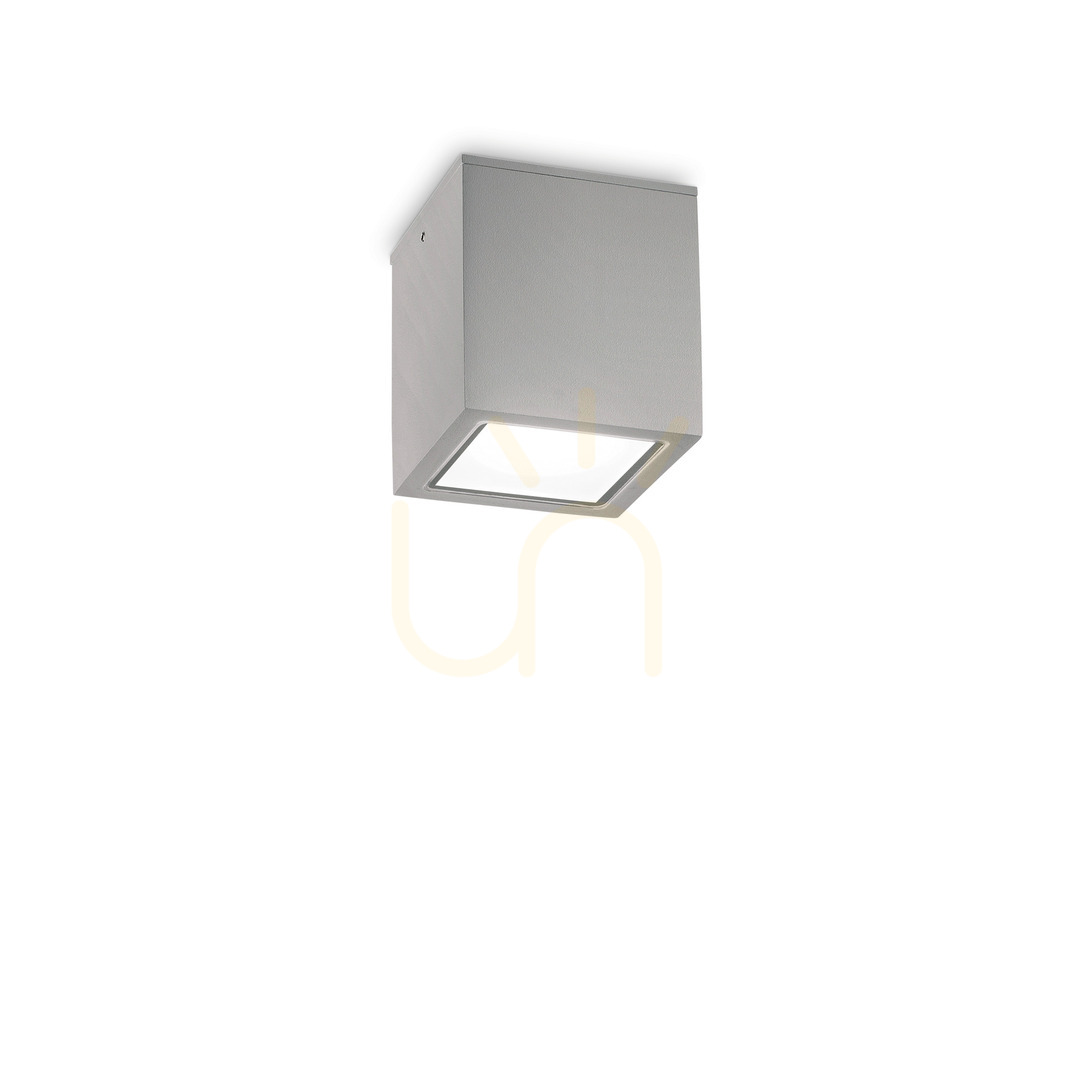 Pohled Venkovní stropní svítidlo Ideal Lux Techo PL1 Small šedé GU10 326894 Venkovní stropní svítidlo Ideal Lux Techo PL1 Small šedé GU10 326894