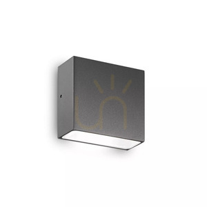 Venkovní nástěnné svítidlo Ideallux TETRIS-1 AP1 GRIGIO šedé 113760 1 Venkovní nástěnné svítidlo Ideallux TETRIS-1 AP1 GRIGIO šedé 113760 small 1