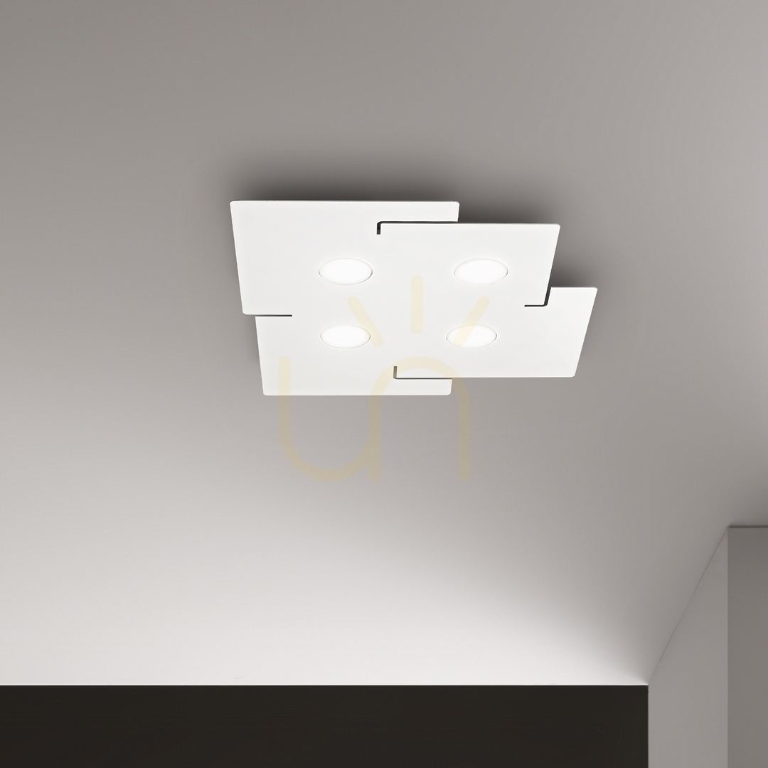 Náhled Plafon Ideallux TOTEM PL4 bílý 56 cm GX53 4x15 W 215778 Plafon Ideallux TOTEM PL4 bílý 56 cm GX53 4x15 W 215778