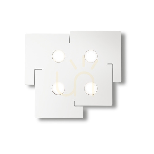 Kontrola Plafon Ideallux TOTEM PL4 bílý 56 cm GX53 4x15 W 215778