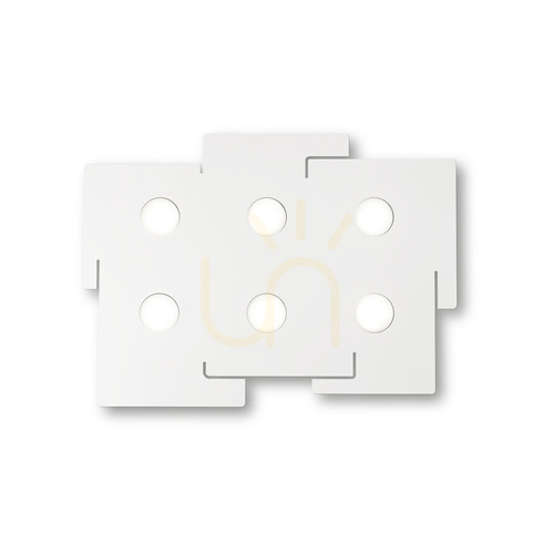 Kontrola Plafon Ideallux TOTEM PL6 bílý 6x GX53 215785