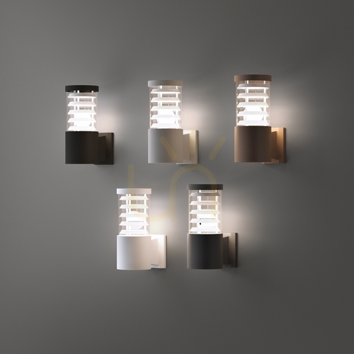 Kontrola Venkovní nástěnné svítidlo Ideal Lux Tronco AP1 Grigio šedé E27 026978