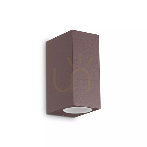 Kontrola Venkovní nástěnné svítidlo Ideallux UP AP2 Coffee hnědé IP44 213354