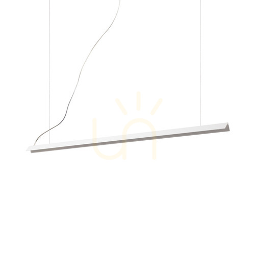 Kontrola Závěsné světlo Ideallux V-LINE SP BIANCO bílé LED 20W 110 cm 275369