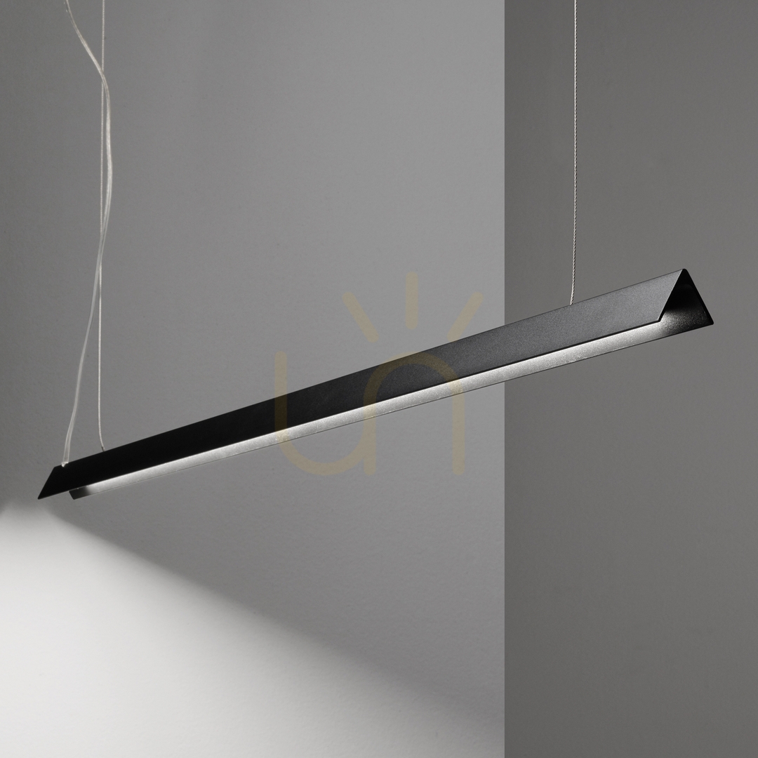 Pohled Závěsné LED svítidlo Ideallux V-LINE SP NERO černé 110 cm 275376 Závěsné LED svítidlo Ideallux V-LINE SP NERO černé 110 cm 275376