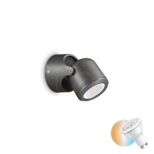 Kontrola Venkovní nástěnné svítidlo Ideal Lux Xeno AP1 Nero černé GU10 129464