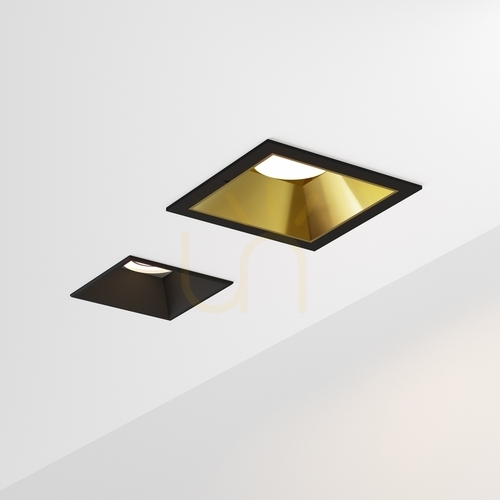 Kontrola Reflektor Ideallux ZEUS Square 21W zlatý 323831