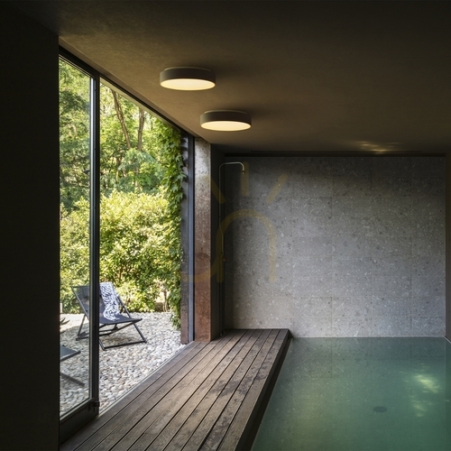 Kontrola LED stropní svítidlo Ideallux Ziggy PL D030 Nero černé 21W 293769