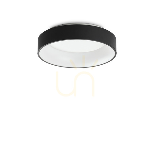 Kontrola Plafon LED Ideal Lux Ziggy PL D045 Nero černý 45 cm 30W 307206