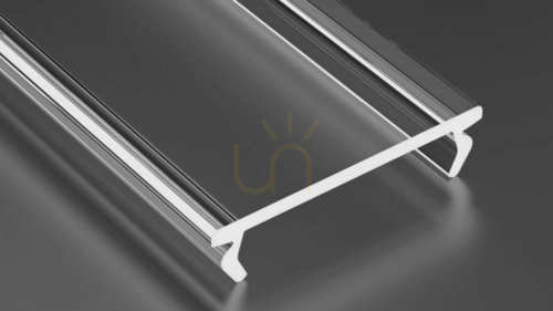 Kontrola Stínidlo pro LED profil LUMINES DOUBLE PMMA transparentní 1 m