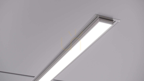 Kontrola Mléčný kryt LED profilu LUMINES SWIDE z PMMA, 1 m