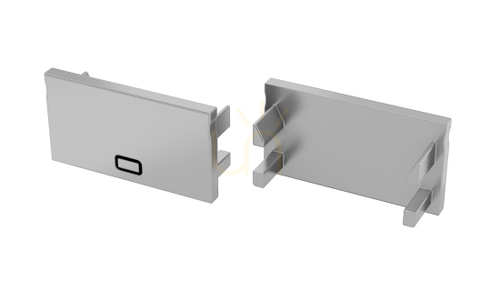 Kontrola LUMINES PLATO stříbrná lakovaná profilová čepice 2v1