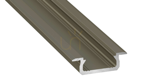 Kontrola LED profil LUMINES typ Z inox eloxovaný 2 m