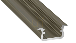 LED profil LUMINES typ B eloxovaný inox 1 m small 0