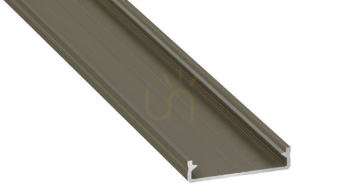 Kontrola LED profil LUMINES typ SOLIS inox eloxovaný 1 m