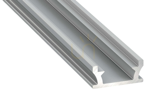 LED profile LUMINES type TERRA silver anodized 1 m