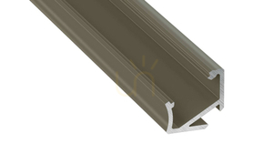 LED profil LUMINES typ H eloxovaný inox 2 m small 0