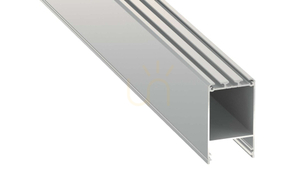 LED profil LUMINES typ Claro stříbrný eloxovaný 2 m small 0