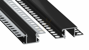 LED profil LUMINES MONO do sádrokartonu, černý lakovaný, 2,02 m small 0