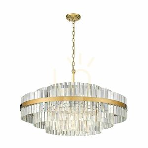 Lustr CONSTANTINOPLE P0567-16A-2GAC mosaz a sklo, 16xG9, Ø 80 cm small 1