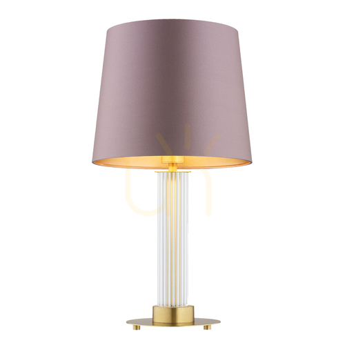 Kontrola Stolní lampa Argon Hampton transparentní mosazná E27 8542