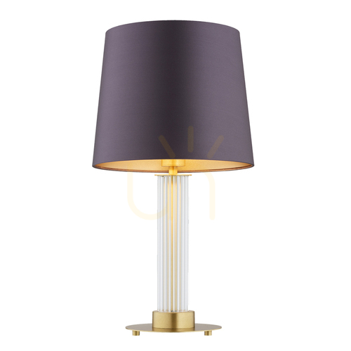 Kontrola Stolní lampa Argon HAMPTON průhledná mosaz E27 8543