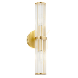 Nástěnné svítidlo Argon Hampton 7203 transparentní kartáčovaná mosaz E14 IP20 small 0