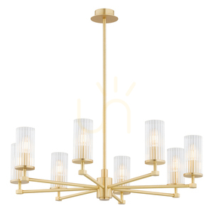 Lustr Argon Hampton 5066 transparentní mosaz E14 8x7W IP20 small 0