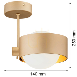 Závěsné svítidlo Argon Massimo Plus bílé opálové G9 IP44 8568 small 3