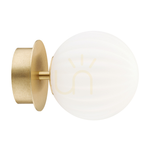 Kontrola Nástěnné svítidlo ARGON PALOMA bílé opálové kartáčovaná mosaz 8504