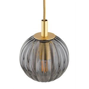 Závěsné svítidlo Argon Paloma kouřové mosaz E14 8512 small 3