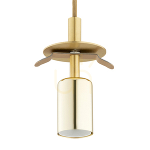 Závěsné svítidlo ARGON Paloma 6311, 3 × E27 max 15 W, medové vroubkované sklo, kartáčovaná mosaz, 55 × 152,5 cm small 5