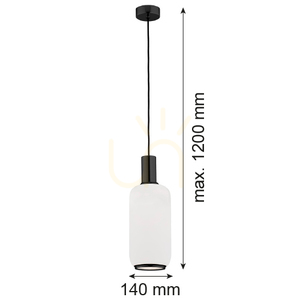Závěsná lampa ARGON Sagunto Plus bílá E27 IP20 8563 small 2